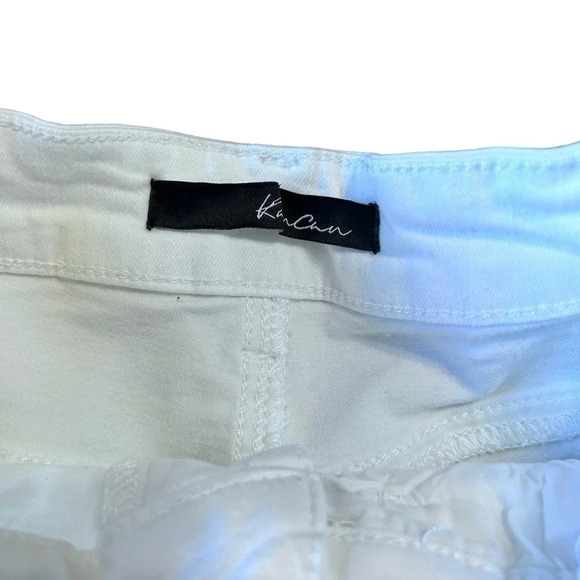 KANCAN White cut off shorts size 1/24 - Picture 4 of 7